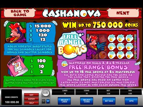 cashanova bonuses|Cashanova Slot review from MicroGaming .